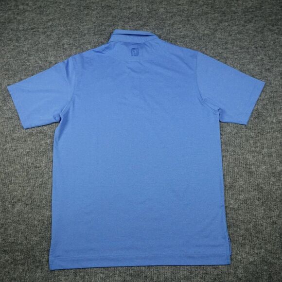 Footjoy Shirt‎ Mens Large Blue Polo Golf Performance Stretch The Hideout Adult - Picture 2 of 9